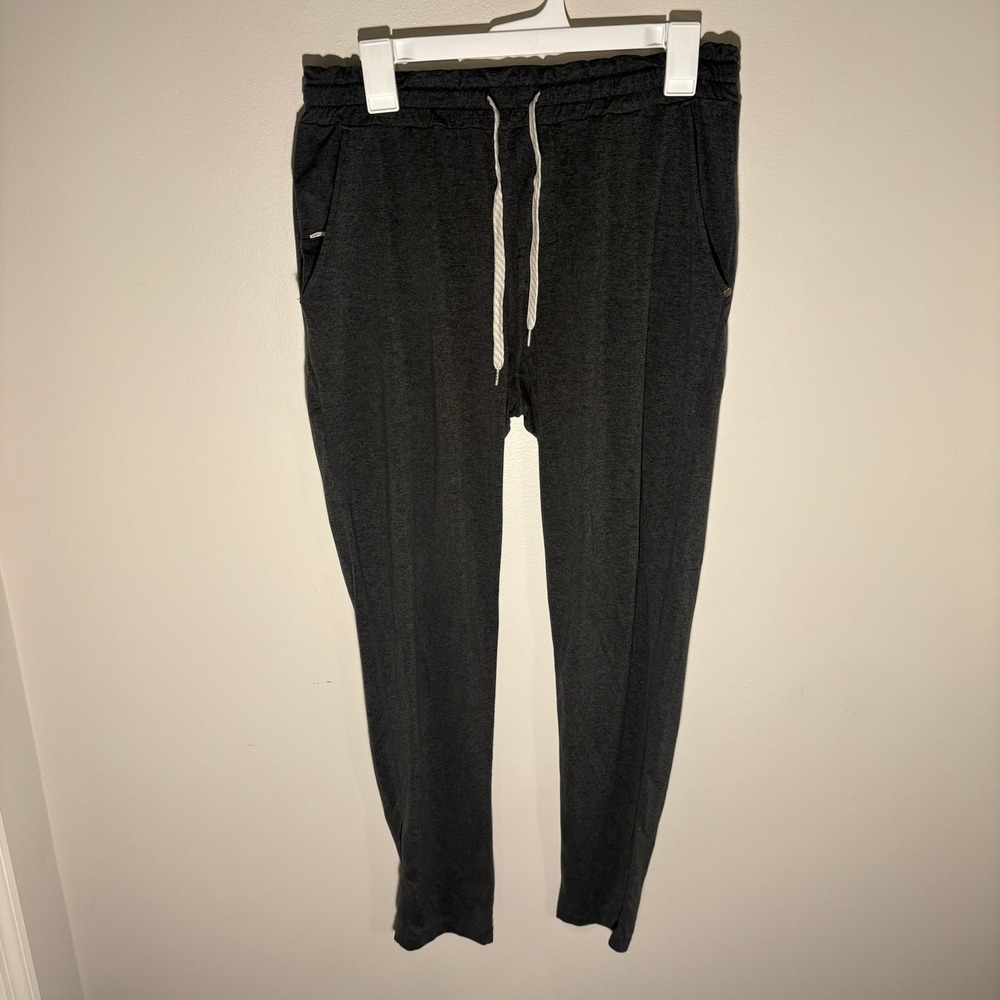 Vuori Performance Jogger Mens Medium Charcoal Heather Grey Sweatpants V418